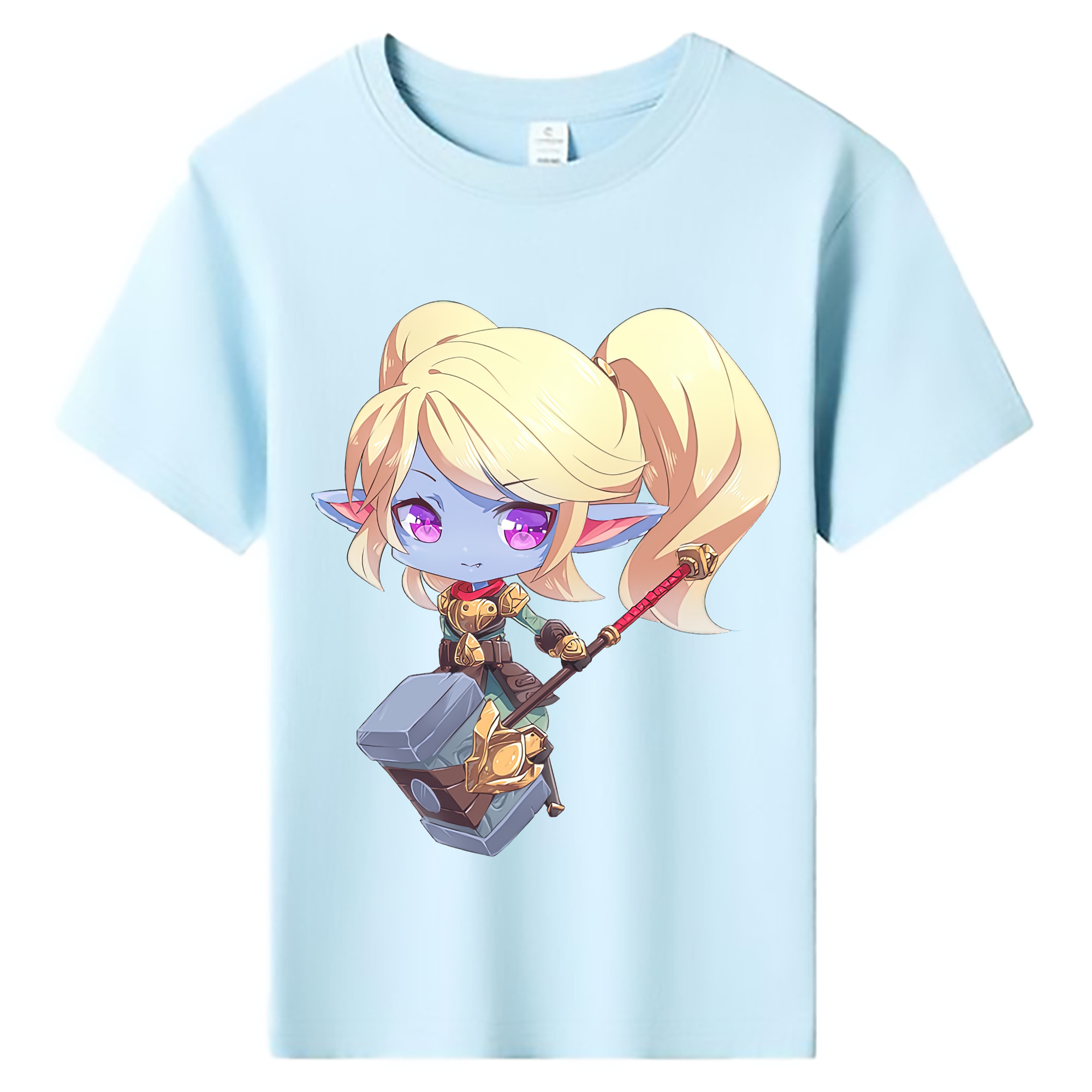 （画像用） リーグ・オブ・レジェンド League of Legends LOL 綿100％キッズTシャツ（フロントプリント）